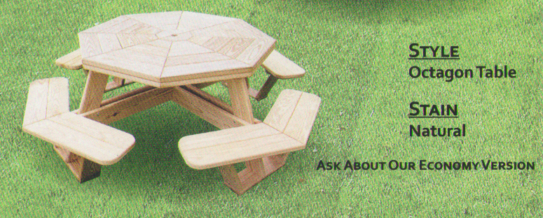 Pine Outdoor Octagon Table [LOP28]