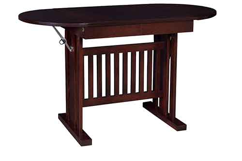 Mission Lift Top/Drop Leaf Table - Click Image to Close