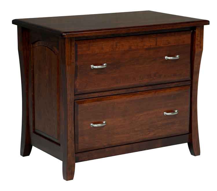Amish Berkley 2 Drawer Lateral File - Click Image to Close