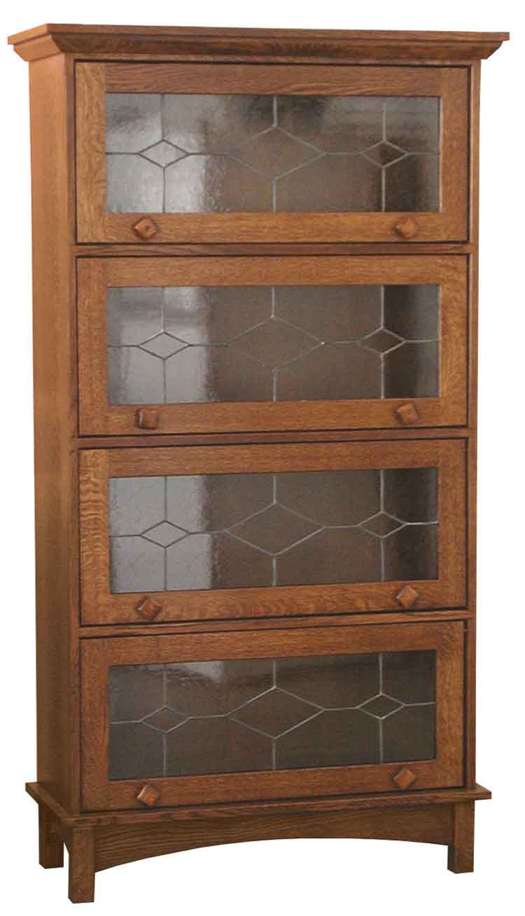 Amish Mission Barrister Bookcase - Click Image to Close
