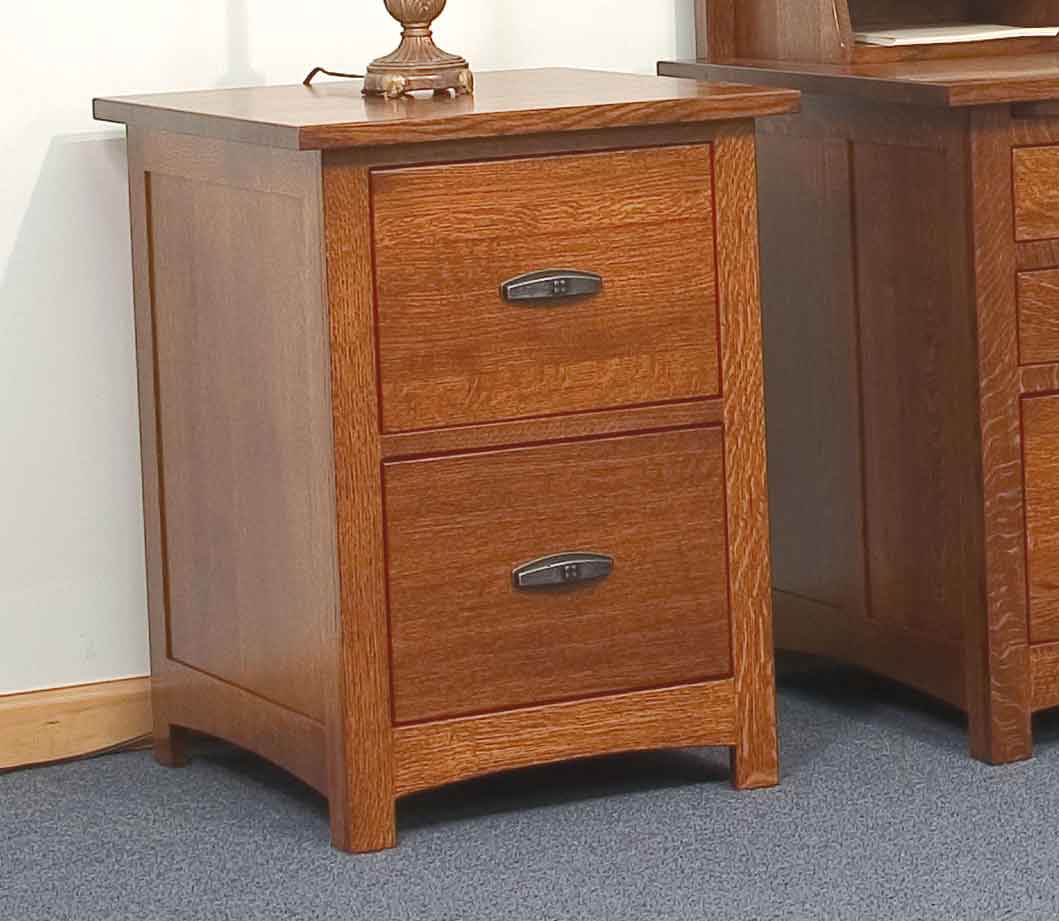 Amish Oakwood File Cabinet - Click Image to Close
