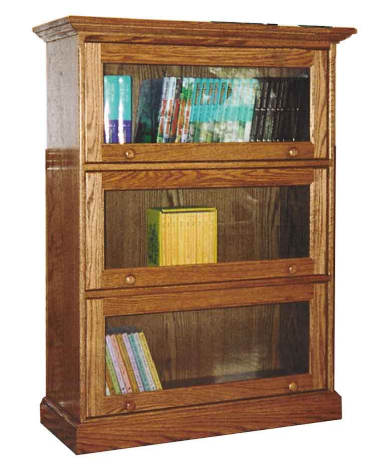 Amish Traditional Barrister Bookcase - Click Image to Close