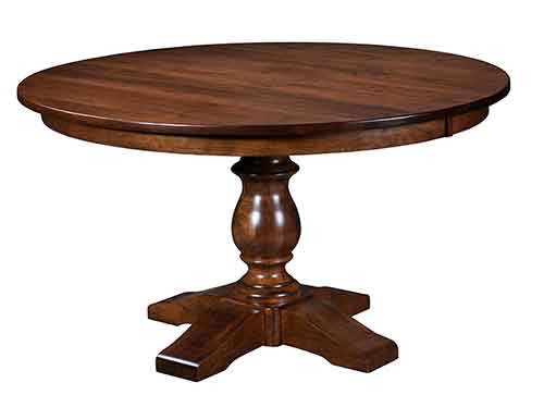 Amish Alex Single Pedestal Table - Click Image to Close