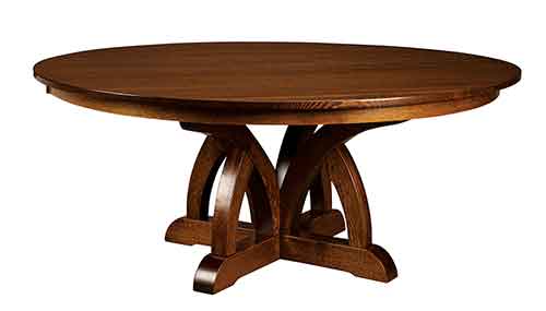 Amish Brooklyn Pedestal Table - Click Image to Close