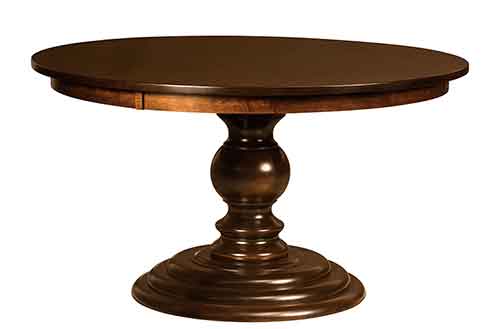 Amish Roanoke Single Pedestal Table [NWROANOKES525]