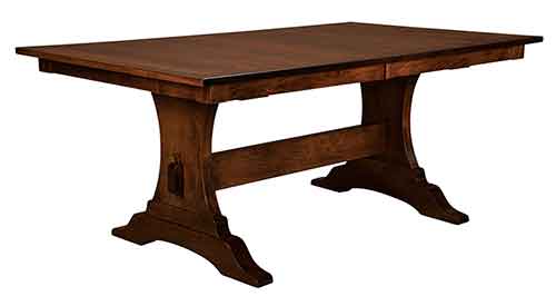 Amish Benjamin Trestle Table - Click Image to Close