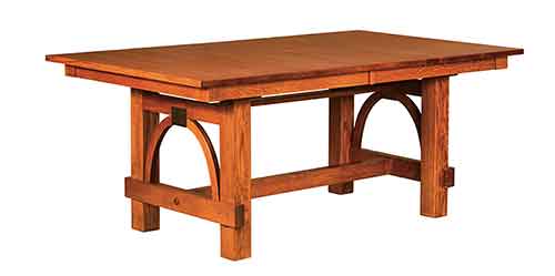 Amish Ellis Trestle Table - Click Image to Close
