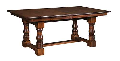 Amish Homestead Trestle Table - Click Image to Close