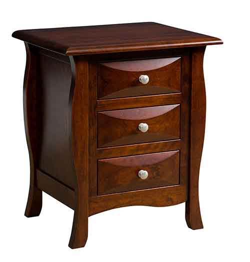 Cayman 3 Drawer Nightstand - Click Image to Close