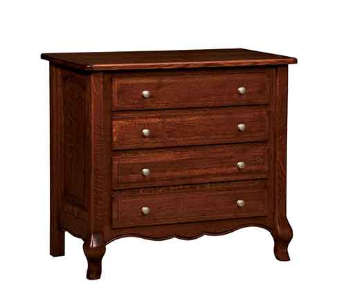 Amish French Country 4 Drawer Dresser - Click Image to Close