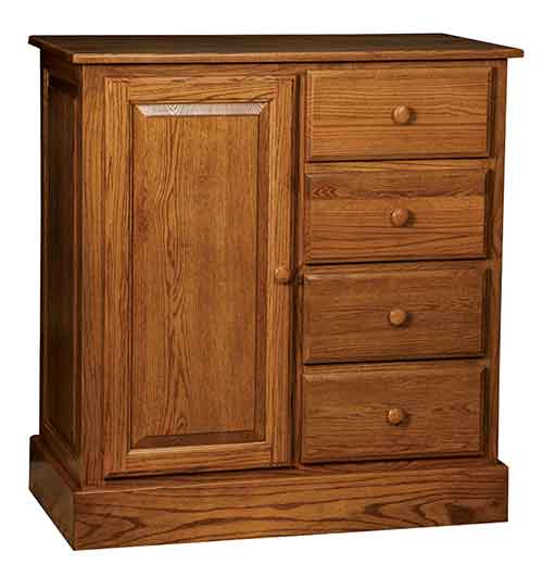 Amish Wardrobe 4 Drawer Dresser - Click Image to Close