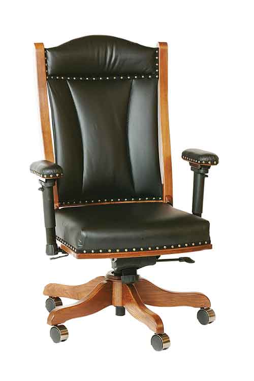 Amish Desk Chair (w/adjustable arms)