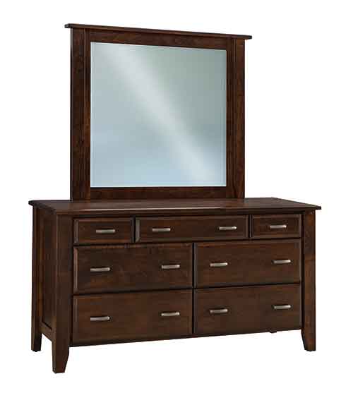 Amish Ashton 7 Drawer Dresser - Click Image to Close