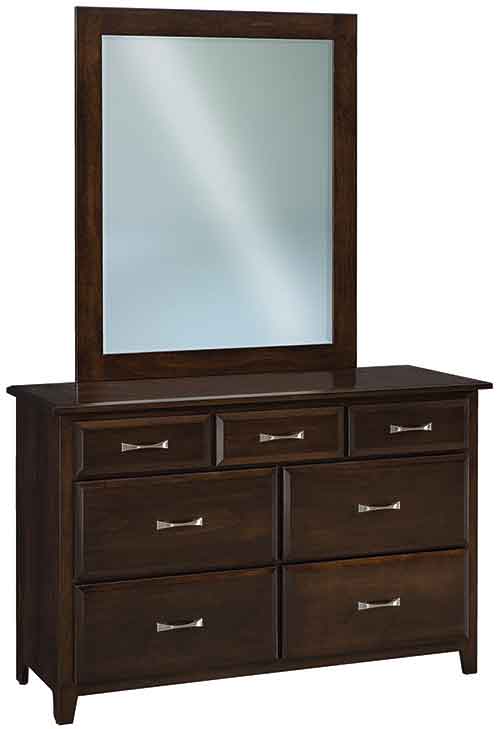 Amish Eckenridge 7 Drawer Dresser - Click Image to Close