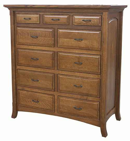 Amish Homestead 11 Drawer Mule Chest - Click Image to Close