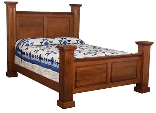 Amish Six Inch Post Bed - Click Image to Close