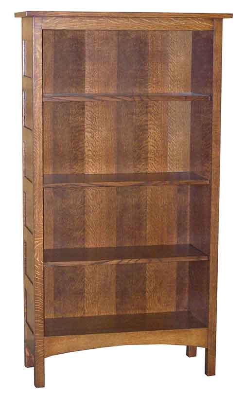 Amish Granny Mission 60" Bookcase - Click Image to Close