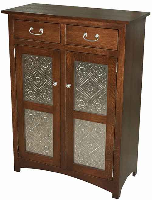 Amish Shaker Double Door Pie Safe - Click Image to Close
