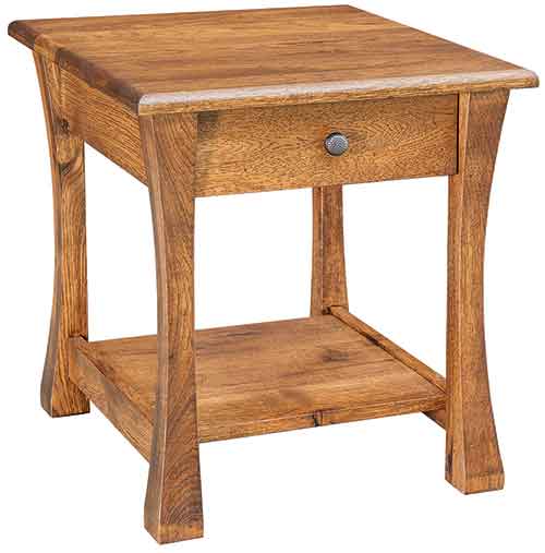 Amish Vandalia End Table - Click Image to Close