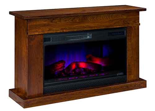Amish Custom Chesterton Fireplace - Click Image to Close
