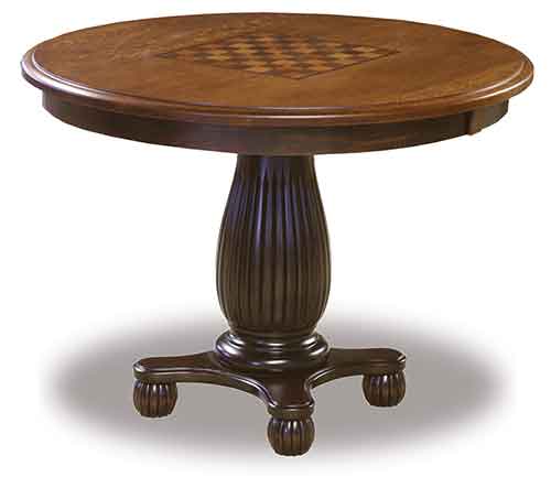 Amish Allendale Game Table Oak 36" - Click Image to Close