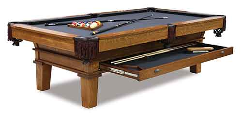 Amish Monroe Pool Table - Click Image to Close