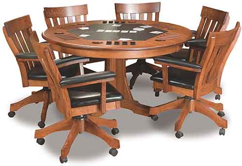 Amish 52" Signature Mission Game Table - Click Image to Close