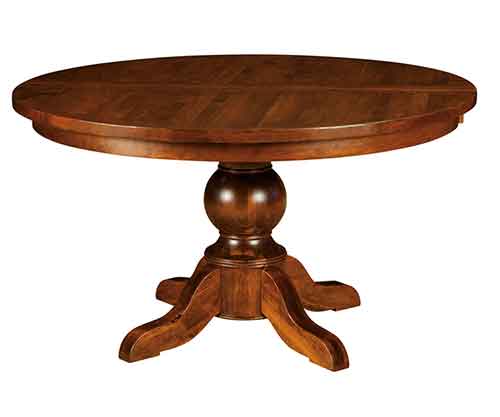 Amish Carson Single Pedestal Table [WPTCARSP]