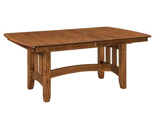 Amish Galena Trestle Dining Table - Click Image to Close