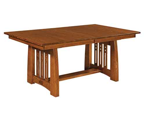 Amish Jamestown Trestle Table - Click Image to Close