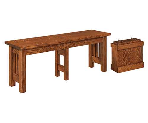 Amish Mission Bench - Click Image to Close