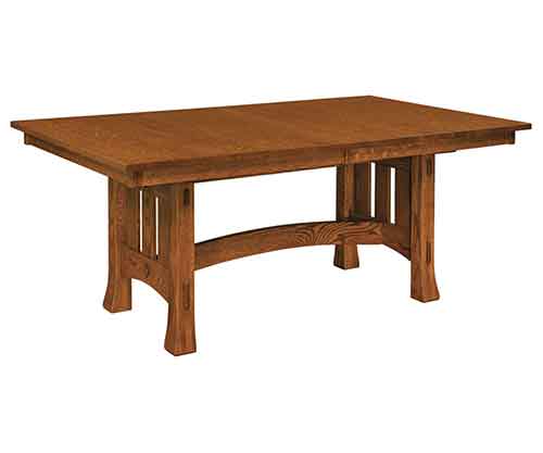 Amish Old Century Mission Trestle Table [WPTOCENTR]