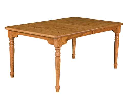 Amish Traditional Leg Dining Table - Click Image to Close