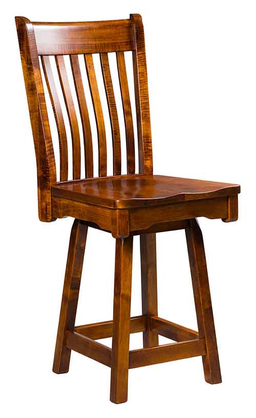 Amish Broadway Dining Stool - Click Image to Close