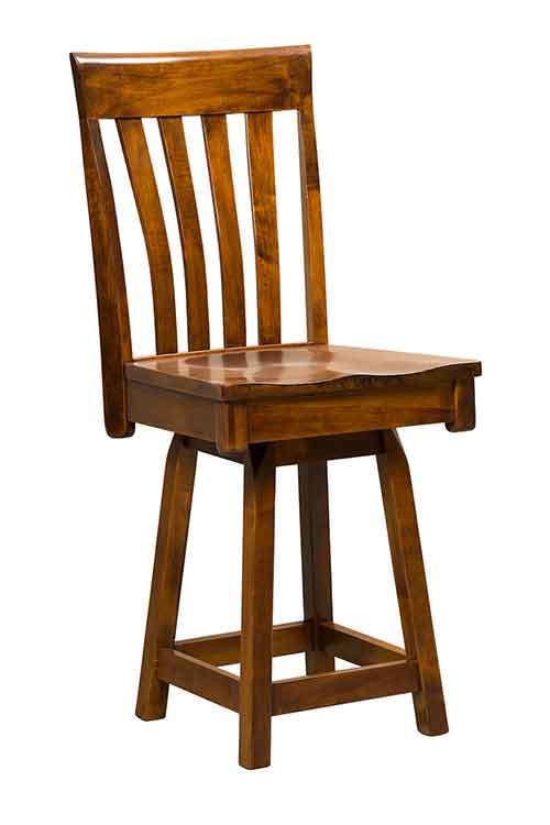 Amish Canterbury Dining Stool - Click Image to Close