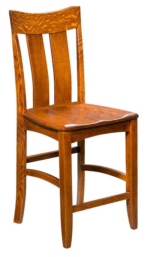 Amish Galena Dining Stool - Click Image to Close