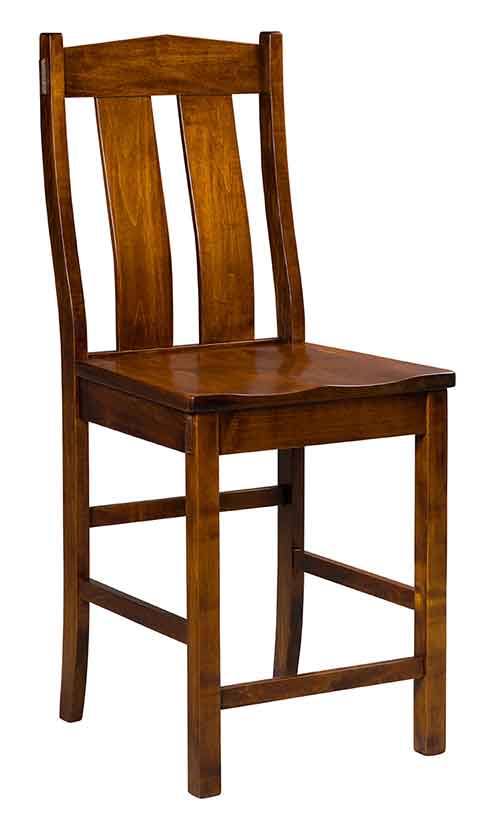 Amish Timber Ridge Dining Stool - Click Image to Close