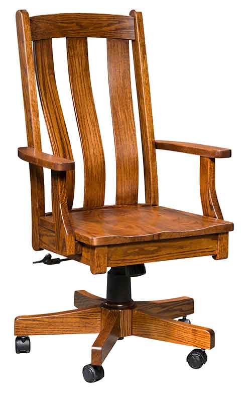 Amish Vancouver Desk Chair - Click Image to Close