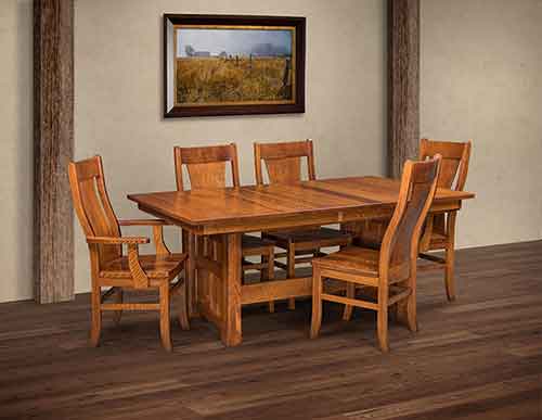 Amish Wellington Dining Chair - Click Image to Close