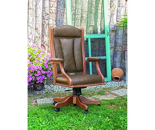 Amish Made Arm Desk Chair