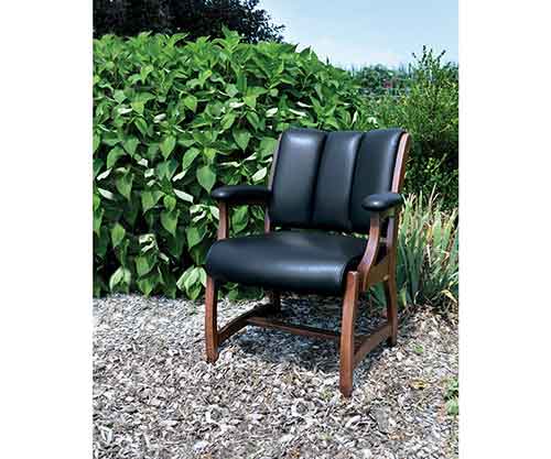 Amish Made Edelweiss Client Arm Chair - Click Image to Close