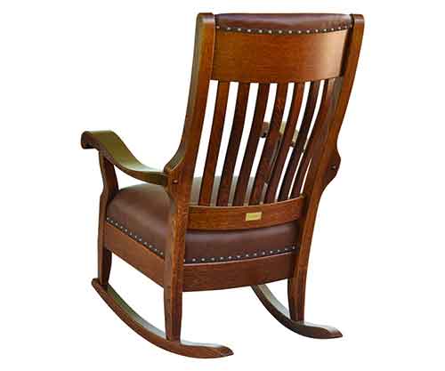 Amish Made Grandma's Rocker Wide - Click Image to Close