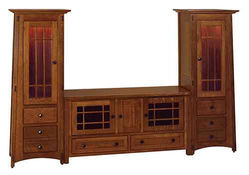 Amish McCoy Center Plasma TV Unit