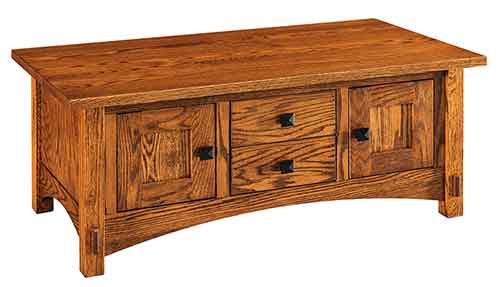 Amish Springhill Cabinet Coffee Table - Click Image to Close