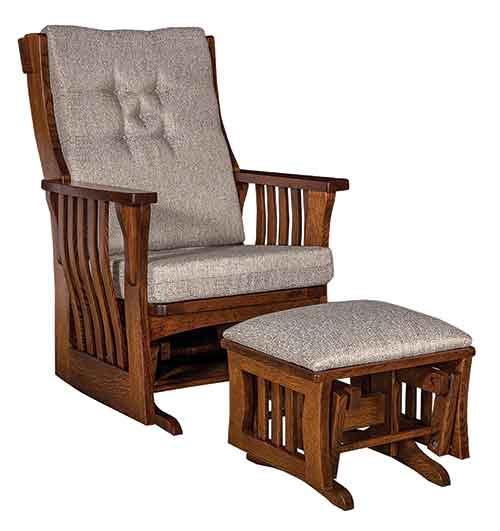 Amish Standard Sebana Slat Glider Rocker