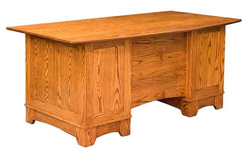Amish Noble Mission Executive Office Desk - Click Image to Close