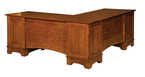 Amish Noble Mission L Desk