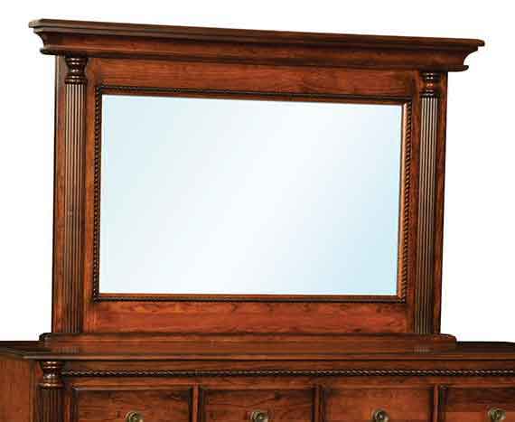 Amish Ellyons Beveled Mirror - Click Image to Close