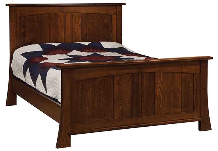 Amish Grant Panel Bed - Click Image to Close