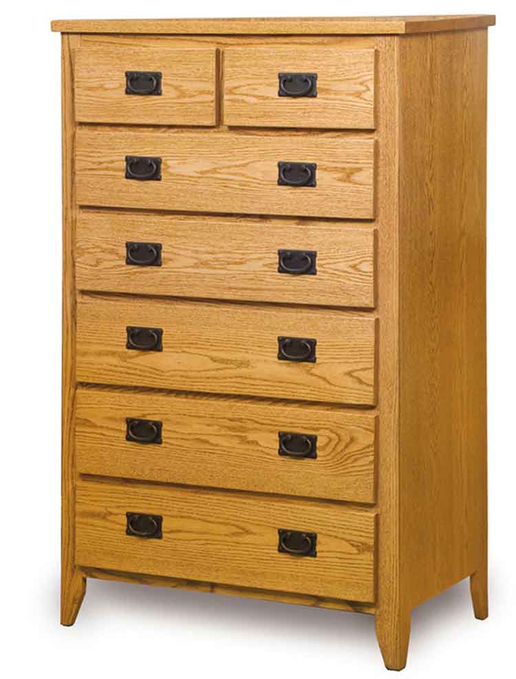 Amish Ridgecrest Mission Chest of Drawers - Click Image to Close